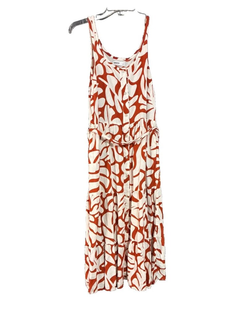 #Resortwear #vacation maxi dress printed #travel #Linen blend dress size S